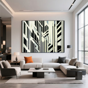 Abstrakte geometrische Kunst Poster