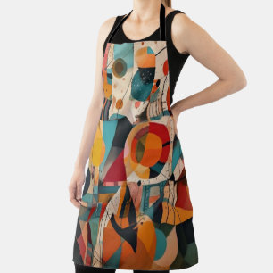Abstrakte geometrische Kunst Schürze