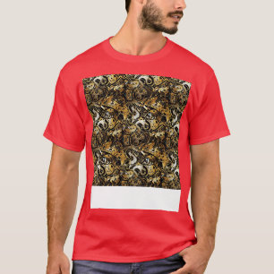 Abstrakte geometrische Linien nahtlos Muster G T-Shirt