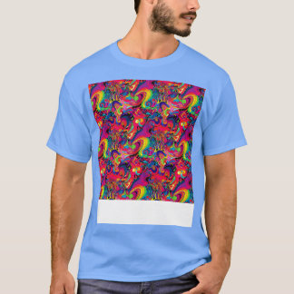 Abstrakte geometrische Linien nahtlos Muster G T-Shirt