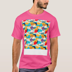 Abstrakte geometrische Linien nahtlos Muster G T-Shirt