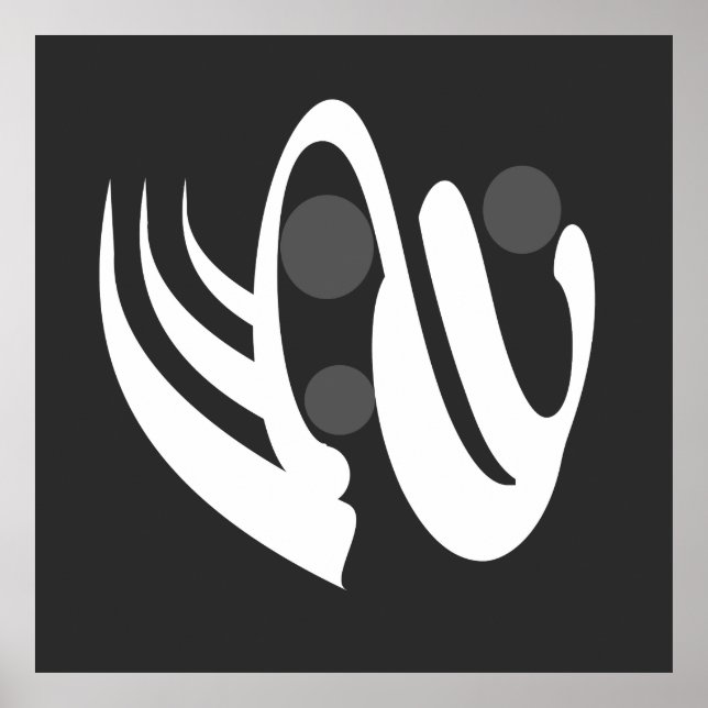 abstrakte geometrische Linien Poster (Vorne)