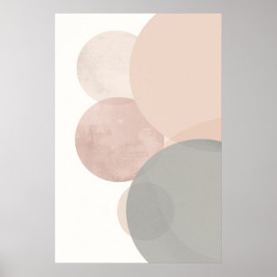 Abstrakte geometrische Minimalbilanz Poster