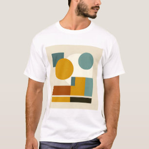 Abstrakte geometrische Mitte des Jahrhunderts mode T-Shirt