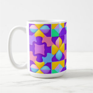 💙 Abstrakte Geometrische Moderne Dekoration Gesch Kaffeetasse