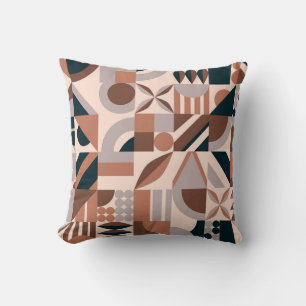 Abstrakte geometrische Mosaikform Kissen