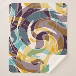 Abstrakte geometrische Objekte Graffiti grunge eff Sherpadecke