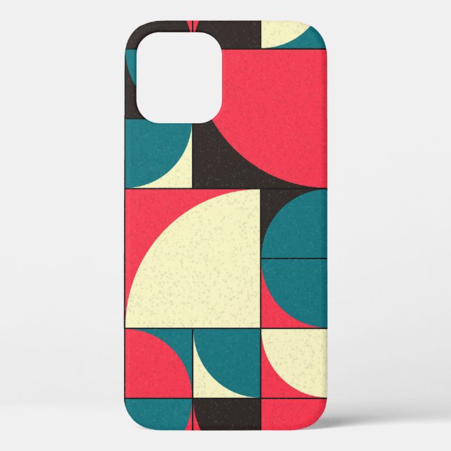 Abstrakte geometrische, rechnerische Kunstdarstell Case-Mate iPhone Hülle (Rückseite)