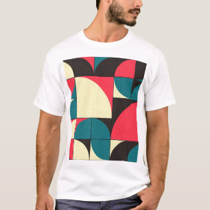 Abstrakte geometrische, rechnerische Kunstdarstell T-Shirt