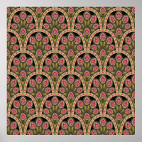 abstrakte geometrische Schleimmotif-Blume-Musterku