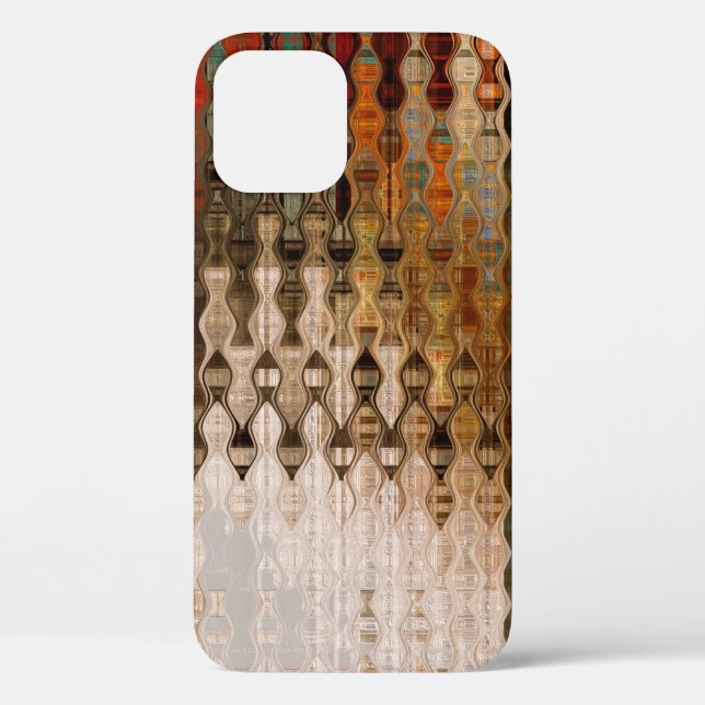 abstrakte, geometrische Schnittfläche Case-Mate iPhone Hülle (Rückseite)