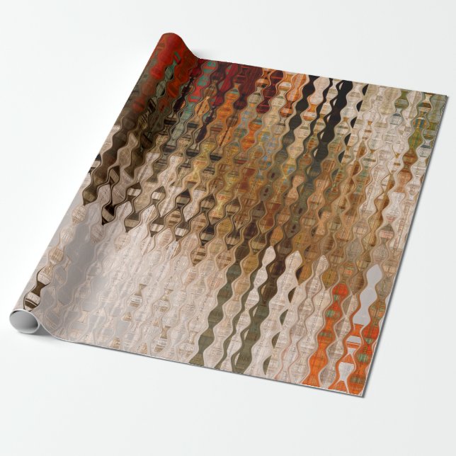 abstrakte, geometrische Schnittfläche Geschenkpapier (Ungerollt)