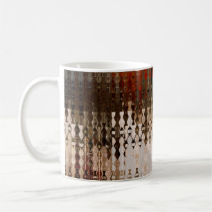 abstrakte, geometrische Schnittfläche Kaffeetasse