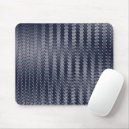 Abstrakte geometrische Schwarz-Weiß-Streifen, trip Mousepad