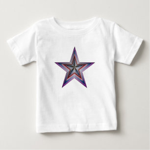 abstrakte geometrische Starkunst Baby T-shirt