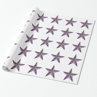 abstrakte geometrische Starkunst Geschenkpapier