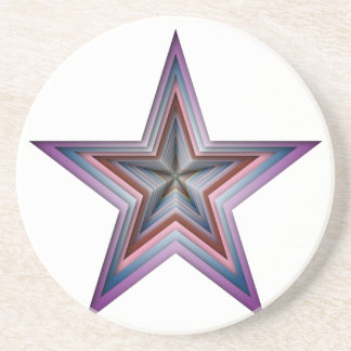 abstrakte geometrische Starkunst Sandstein Untersetzer