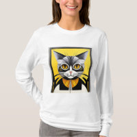 Abstrakte geometrische Stilkatze