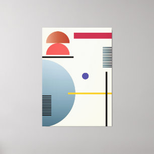 Abstrakte geometrische Wandkunst Leinwanddruck