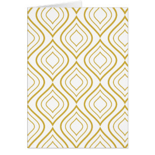 Abstrakte geometrische, weiß und gold