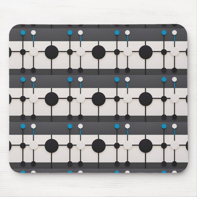 Abstrakte geometrische Zusammensetzung Mousepad (Vorne)