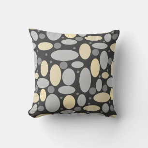 Abstrakte gepunktete Kreise Retro Vintage Druckmus Kissen