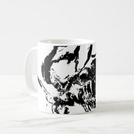 Abstrakte Gesichter Tasse der Kunst
