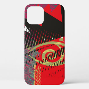 Abstrakte Gesichtsbemalung, Wandkunst, Vintages De Case-Mate iPhone Hülle