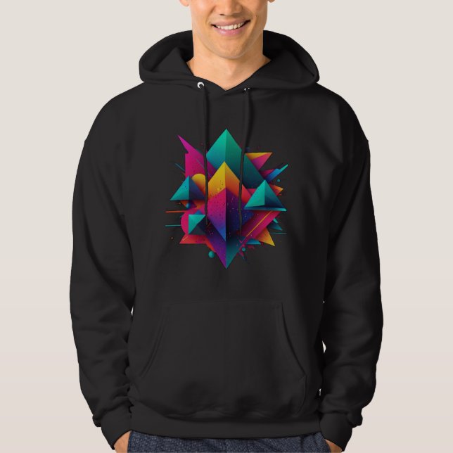 abstrakte Gestaltung Hoodie (Vorderseite)
