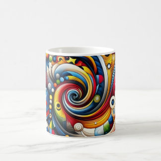 abstrakte Gestaltung Kaffeetasse