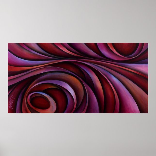 abstrakte Gestaltung Poster (Vorne)