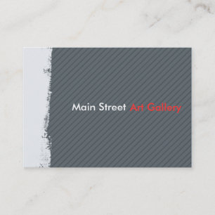 Abstrakte gestreiftes Muster-Farbe Brushstrokes Visitenkarte
