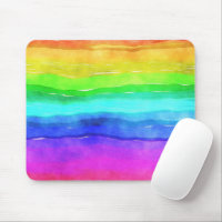 Abstrakte gestrichene Streifen Regenbogen