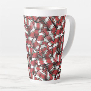 Abstrakte, gezwirnte Canons Milchtasse