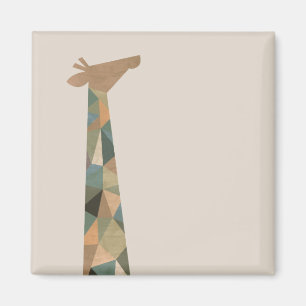 Abstrakte Giraffe Magnet