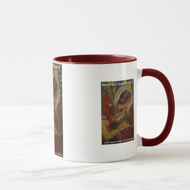 abstrakte Gitarre II Tasse (Rechts)