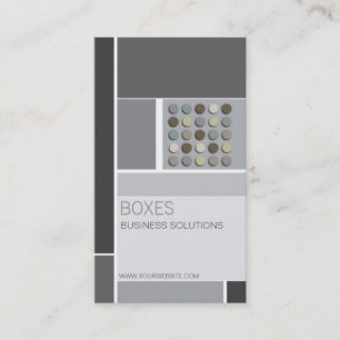 Abstrakte Gitterroste, robuste, verschwommene Punk Visitenkarte