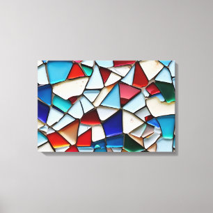 Abstrakte Glaskunstkunst Leinwanddruck