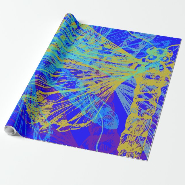 Abstrakte Goldbarmherzigkeit Geschenkpapier (Ungerollt)