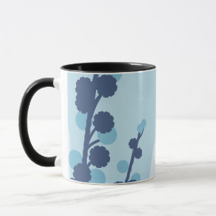 Abstrakte Goldene Akazie Moderne Acacia Illustrati Tasse