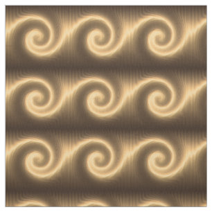 abstrakte goldene Spiralstruktur Stoff