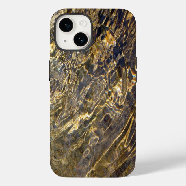 Abstrakte Goldene Wasserarme Case-Mate iPhone Hülle (Rückseite)