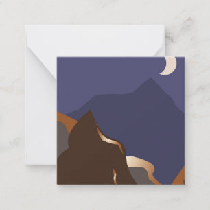 Abstrakte Goldlandschaft Mitteilungskarte
