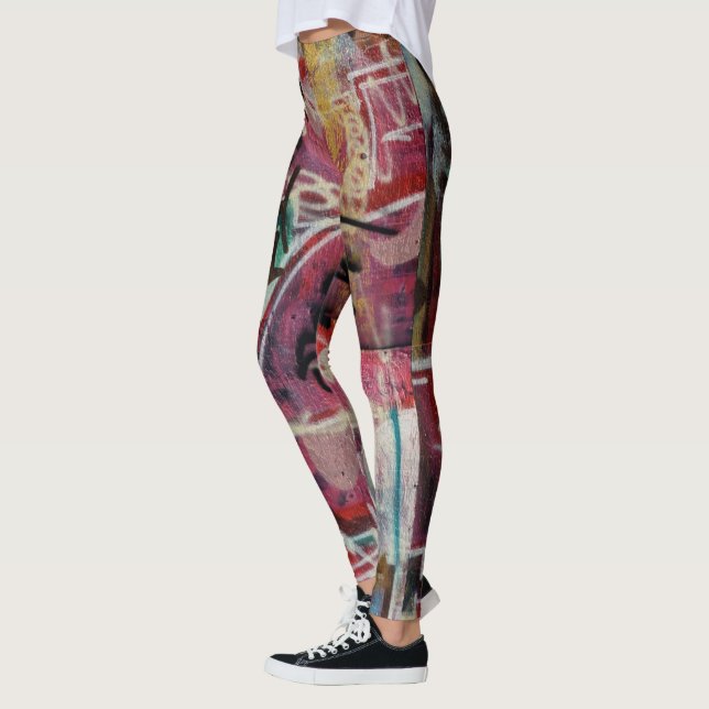 Abstrakte Graffiti Street Art Leggings (Links)