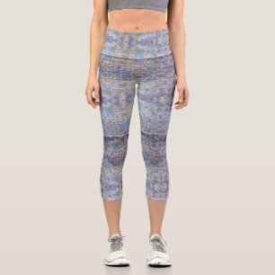 Abstrakte Graffiti Wall Street Art Capri Leggings