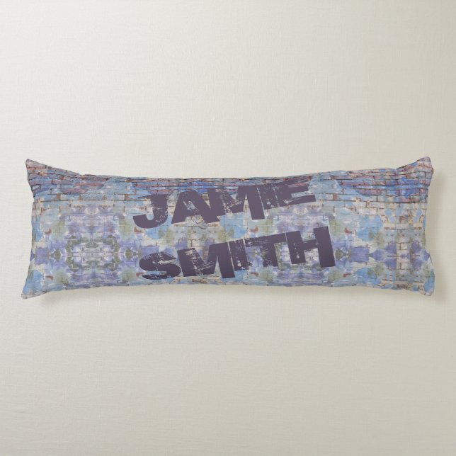 Abstrakte Graffiti Wall Street Art Seitenschläferkissen (Vorderseite)