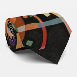 Abstrakte Grafik Brown Kandinsky Krawatte