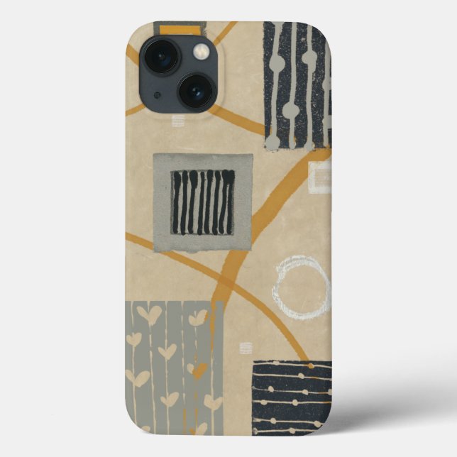 Abstrakte grafische Fliesen Case-Mate iPhone Hülle (Rückseite)