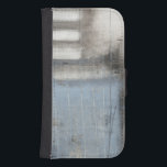 Abstrakte graue und blaue Malerei Geldbeutel Hülle Für Das Samsung Galaxy S4<br><div class="desc">Ein Jennifer Goldberger abstraktes graues und blaues Gemälde. Es sieht aus wie ein bewölkter Tag,  der sich in einen Regenwald verwandeln könnte. Wenn man moderne Kunst Liebe,  dann ist dies der Ausdruck für Sie. Holen Sie sich noch heute eins ab!</div>