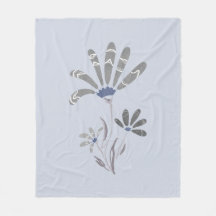 Abstrakte Graustufen-Psychedelische Blume